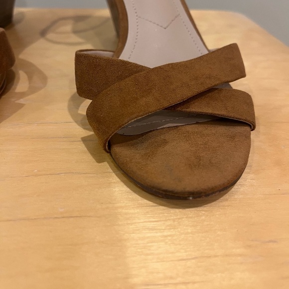 Charles by Charles David Light Brown Wedge Sandals - Picture 13 of 15